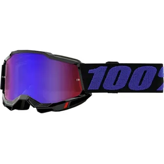 100% Kinder Motocross Brille Accuri 2 Verspiegelt, Moore - Schwarz Blau, 50320