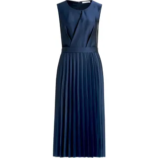 Betty & Co Midikleid Plissee Dunkelblau 42