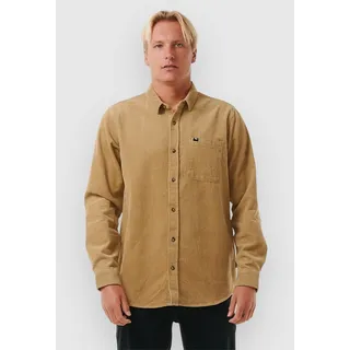 Rip Curl Classic Surf Cord Long Sleeve Shirt dark khaki M