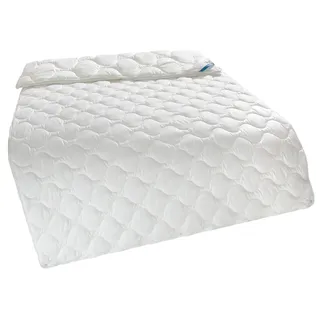 Beco Kunstfaserbettdecke »EcoWell Bettdecken Blauer Engel zertifiziert! Für Sommer und Winter« 4-Jahreszeiten Füllung Polyester 1 Stk. tlg. Bettdecke 135x200 cm, 155x220 cm und weitere Größen, beige