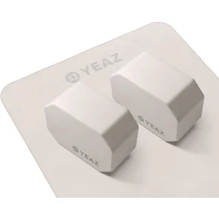 YEAZ Set - Yoga-Blöcke & Handtuch NEXT Level weiß,