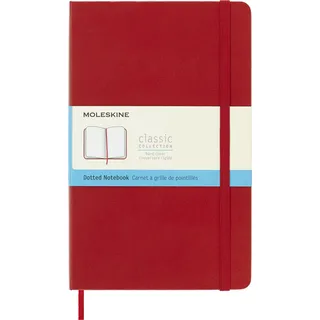 Moleskine Notizbuch Large/A5, Punktraster, Hard Cover, Scharlachrot