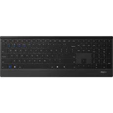 Bild von E9500M Multi-mode Wireless Keyboard schwarz, USB/Bluetooth, DE (18748)