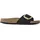 Madrid Big Buckle Nubuck Leather Sandalen - Black - EU 38