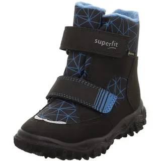 superfit Jungen HUSKY warm gefütterte Gore-Tex Schneestiefel, SCHWARZ/BLAU 0010, 41 EU