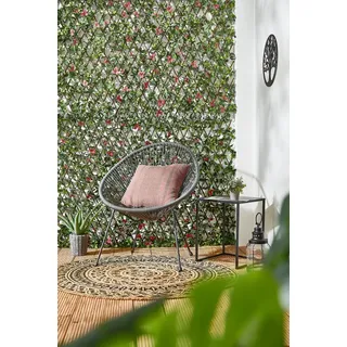 Andiamo Kunsthecken-Sichtschutz 200 x 100 cm Plumeria Bambus