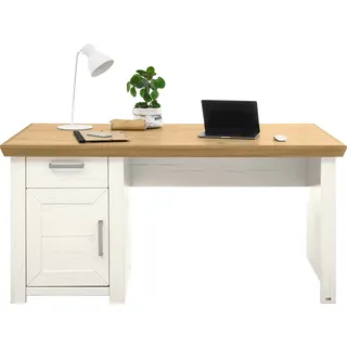 Set One by Musterring Schreibtisch »York« mit Schubkasten und Tür, 3 Farben, Breite 165 cm,