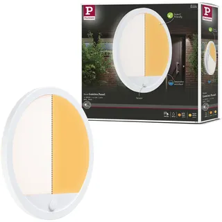 Paulmann Außenleuchte Kunststoff rund 280mm 14W 1150lm inkl. Bewegungsmelder weiß