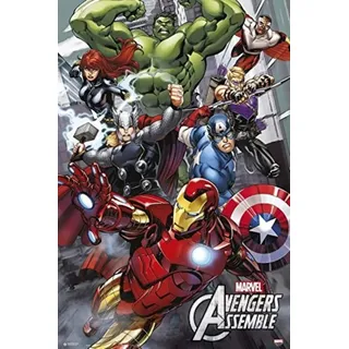 Grupo Erik: Poster Marvel Comics - Avengers Asemble - 61 x 91.5 cm | PostersDE