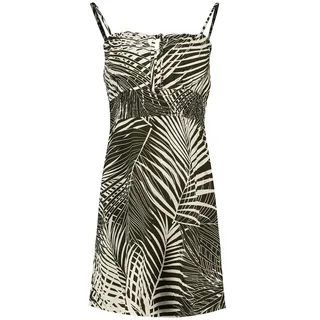 Only Nova Life Vis Melina Kurzes Kleid - Forest Night / Aop:545 Zila Leaf - S