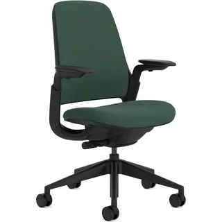 Steelcase Series 1 Ergonomischer Bürostuhl mit LiveBack Lumbalstütze und 4D-Armlehnen Tiefer Wald