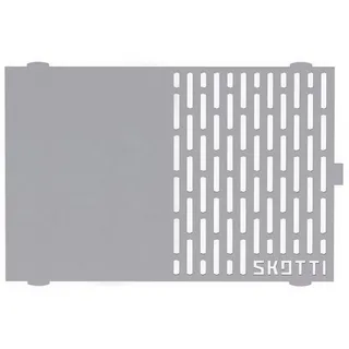 Skotti Grillplatte Gr.ONESIZE Edelstahl grau/silber