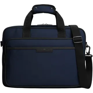 Tommy Hilfiger Herren Laptoptasche Repreve mit Trolley-Riemen, Blau (Space Blue), Einheitsgröße