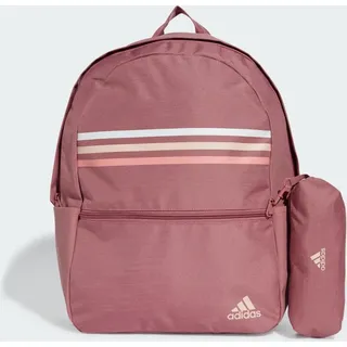 Adidas Classic Horizontal 3-Streifen Rucksack PINK / Sandy Pink 1 Größe