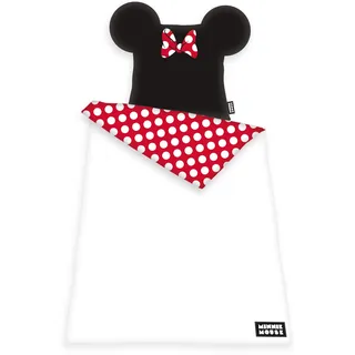 Herding DISNEY MINNIE MOUSE Bettwäsche-Set, Bettbezug 140 x 200cm, Kopfkissenbezug 70 x 90cm, Baumwolle/Renforcé