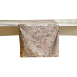 home&you Tischläufer Blomstela , Braun , Textil , 40x1x180 cm , Heimtextilien, Wohntextilien, Tischwäsche, Tischläufer