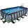 EXIT Stone Pool Grau 400 x 200 x 122 cm inkl. Sandfilteranlage, Poolleiter, Reparaturset
