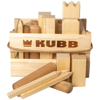 Selecta KUBB Vikings Spiel in der Holzkiste