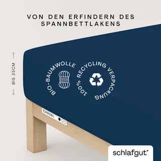 Casual 180 x 200 - 200 x 200 cm blue deep