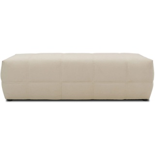 DOMO. collection Polsterhocker Brandon, Sitzhocker, Fußhocker, Hocker 150 x 60 x 40 cm, beige