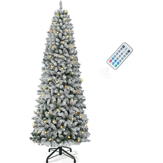 YITAHOME künstlicher Weihnachtsbaum Schneebedeckter 180 cm