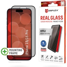 Bild Real Glass Full Cover Privacy für Apple iPhone 15/15 Pro