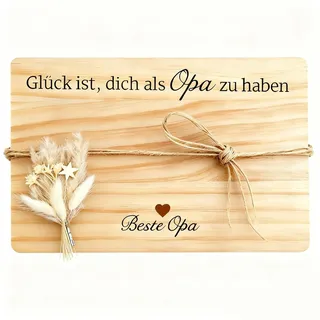 Opa Geschenk, Holz Schneidebrett Geschenke für Opa, Geburtstagsgeschenk Opa Geschenk Geburtstag, Vatertagsgeschenk von Enkel auch für Weihnachten Ostern