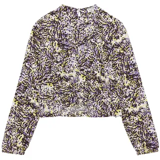 TOM TAILOR Mädchen Cropped Bluse mit Allover-Print