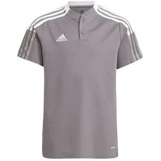 Adidas Tiro 21 Kurzarm-poloshirt - Team Grey Four - 13-14 Jahre