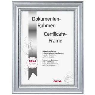Hama "Lobby" Plastic Frame silver 21 x 29.7 cm