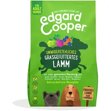 Bild Edgard&Cooper Adult grasgefüttertes Lamm getreidefrei Hundetrockenfutter 700 Gramm