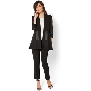 HERMANN LANGE Collection Longblazer »Liliana«, aus Jersey und Chiffon HERMANN LANGE Collection schwarz 52