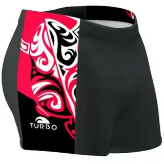 Turbo Maori Skin Tattoo Badehose Boxer - Black - 3XL