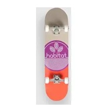 Habitat Leaf Dot 8" Skateboard purple, Uni