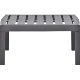vidaXL Gartentisch Mokka 78x55x38 cm Kunststoff - Grau