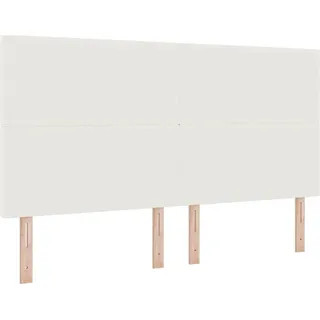 vidaXL Kopfteil Creme 180 cm Cordstoff - Creme