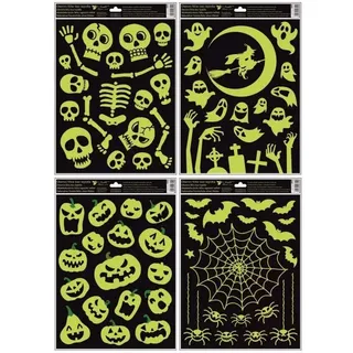 Halloween-Fensteraufkleber, 30 x 42 cm - verschiedene Designs