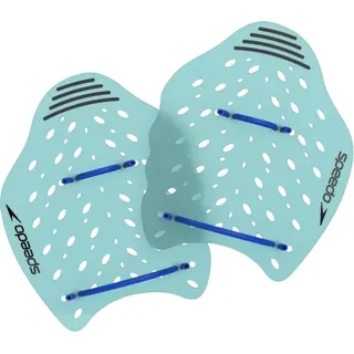 Speedo Power Plus Paddel | Schwimmtraining | Handpaddel Trainingshilfen, Arctic Glass, L