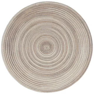 Esposa Tischset , Taupe , Textil , Uni , rund , Heimtextilien, Wohntextilien, Tischwäsche, Tischsets