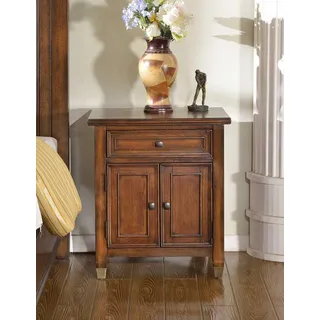 Nacht Konsole Tisch Kommode Tische Konsolen Design Schrank Schlafzimmer Beistell - Braun