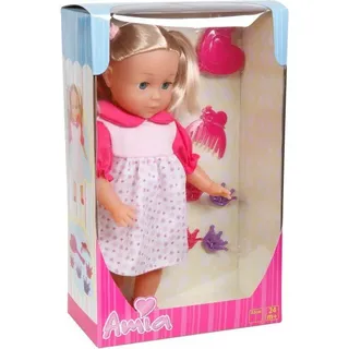 Amia Puppe mit Haar 33 cm