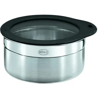 Rösle Frischhaltedose rund schwarz 12 cm 0,7 l