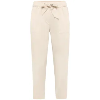 Relaxhose BETTY & CO "Casual-Hose mit elastischem Bund", Damen, Gr. 40, EURO, grau, Obermaterial: 61% Baumwolle CO. 34% Polyester PES. 5% Elasthan EL., Hosen Relaxhose