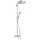 Croma Select S Showerpipe 280 1-jet mit Wannenthermostat Silber 26792000