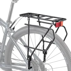 CXWX Fahrrad Gepäckträger Hinten mit Reflektor MTB Gepäckträger maximaler Belastung 27kg Fahrradgepäckträger für 26-29 Zoll