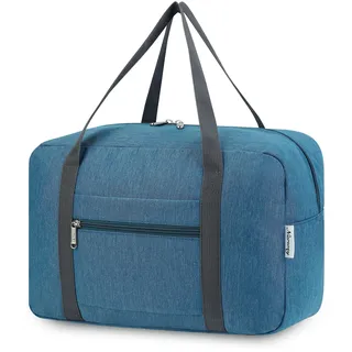 Narwey 20L Ryanair Handgepäck 40x30x20, Ryanair Handgepäck Tasche 40x20x25 Faltbare Klein Reisetasche Handgepäck Damen & Weekender Damen Herren (Navy blau)