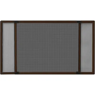 vidaXL Ausziehbarer Insektenschutz für Fenster Braun (75-143)x50 cm - Braun