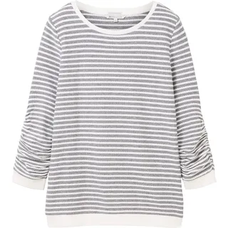 Tom Tailor Sweatshirt Gestreift Blau/Weiß L