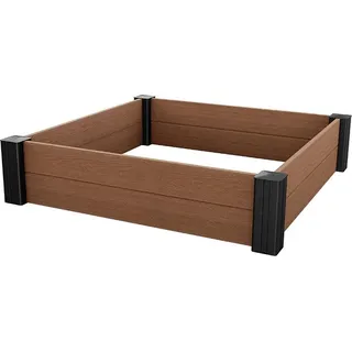 Keter Gemüsegarten Vista 121,5 X 121,5 X 27Cm Braun - Braun