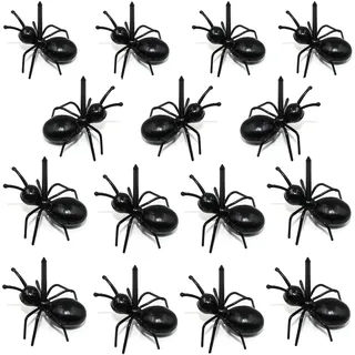 Pack of 60 Ant Toothpicks, Reusable Mini Fruit Fork for Halloween, Dish